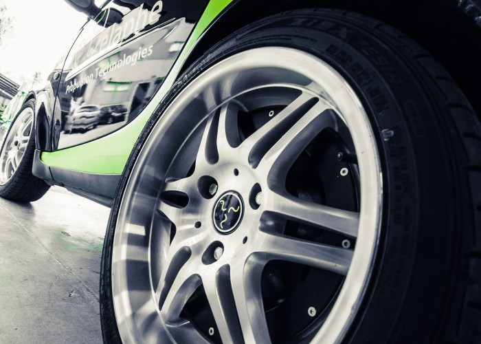 Elaphe In-Wheel Motor Closeup